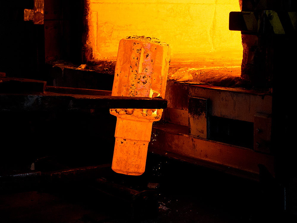 Hot steel processing